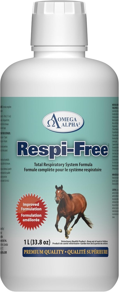 Ωμέγα Άλφα Equine Respi-Free 32oz.