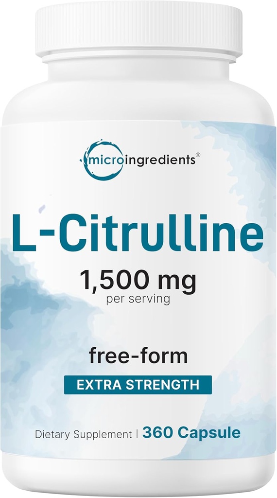 L Citrulline 1.500mg ανά υπηρεσία, 360 κάψουλες 
