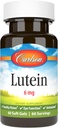 Carlson - Lutein, 6 mg, Υγιεινή Όραμα & Λειτουργία των ματιών, Αντιοξειδωτικό, 60 Softgels