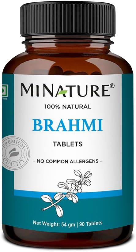 Δισκία Brahmi - 90 Δισκία, 1000 mg 