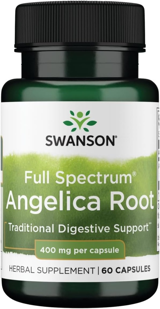 Swanson Full Spectrum Angelica Root 400 Milligrams 60 Κάψουλες