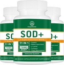 700MG Sod Superoxide Dismutase Supplement - High Potency Antioxidant Supplement for Cellular Health - 180 Capsules
