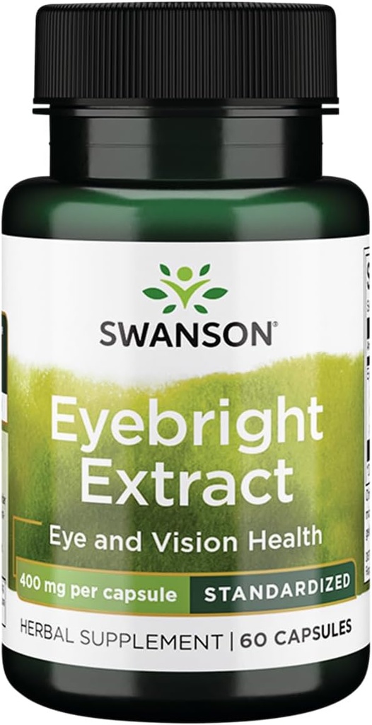 Swanson Eyebright Extract 400 Milligrams 60 Κάψουλες
