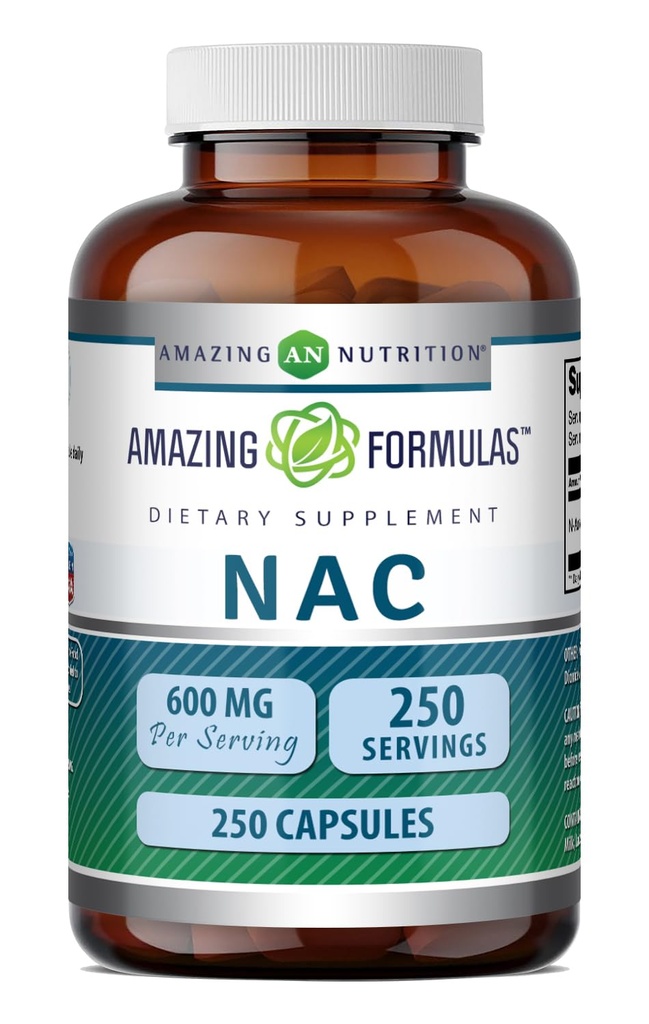 Amazing Formulas NAC (N-Acetyl-L-Cysteine) συμπλήρωμα 