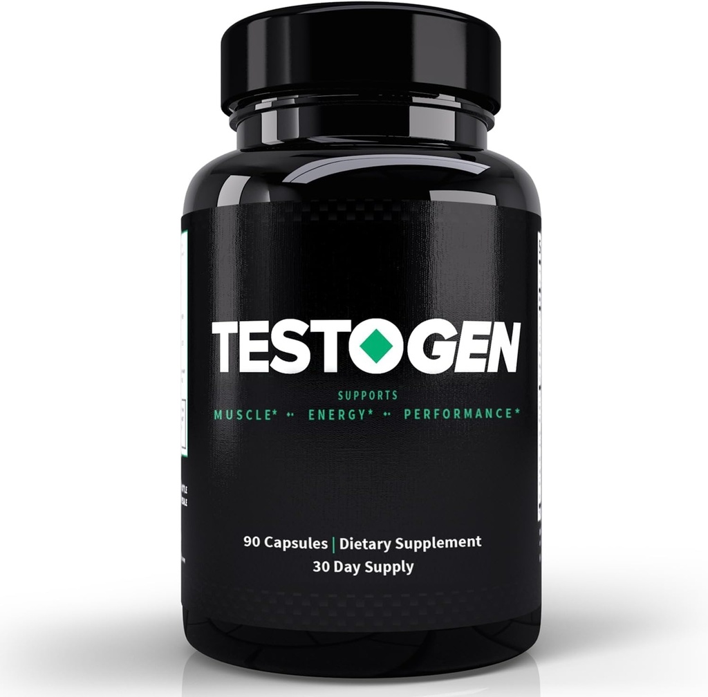 TestoGen Booster για τους άνδρες - φυσικό αρσενικό συμπλήρωμα ζωτικότητας για την καταπολέμηση των επιπέδων χαμηλής ενέργειας, καταπολέμηση της κόπωσης, τον έλεγχο βάρους υποστήριξης, μυϊκή ανάπτυξη & εστίαση - 3-μηνιαία προσφορά