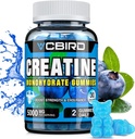 Creatine Monohydrate 5g Per Serving, No Sugar Creatine Supplements Υποστήριξη για δύναμη, απόδοση, ενέργεια, ανάκτηση, Gluten-free Creatine για γυναίκες και άνδρες, Blueberry Flavor (30 Gummies135)