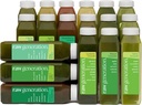 Ακατέργαστη παραγωγή Βαθιά καθαρισμού Detox – 5 ημέρες καθαρισμού χυμό με 60% λιγότερη ζάχαρη για απώλεια βάρους, ενέργεια, καθαρότερο δέρμα & ουλές υγεία – 30 chlorophyl-Packed Juices για να αποτοξινώσει το σώμα σας και να επαναρύθμισε τη διατροφή σας (Διαφορά Μαΐου Vary)