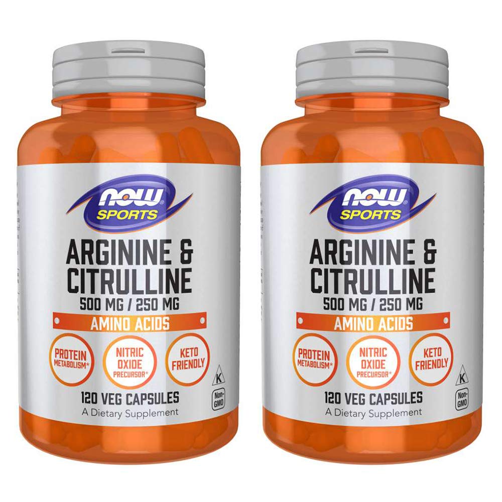 Arginine & Citrulline 500/250mg - 120 Καψάκια (2 Συσκευασία)