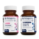 Μεταγονική Εμμηνόπαυση Duo: HerWellness Estrovera - Όλα-φυσικά, χωρίς ορμονική εμμηνόπαυση συμπλήρωμα υποστήριξης - 30 δισκία & βιταμίνη D3 10.000 + K - για την υγεία των οστών & καρδιάς - 60 Softgels