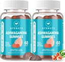 AFXMATE Ashwagandha Gummies & Vitamin D Gummies for Men & Women 120 Count Aswangdha Supplement (Μη ΓΤΟ, Χωρίς ζάχαρη και χωρίς γλουτένη)