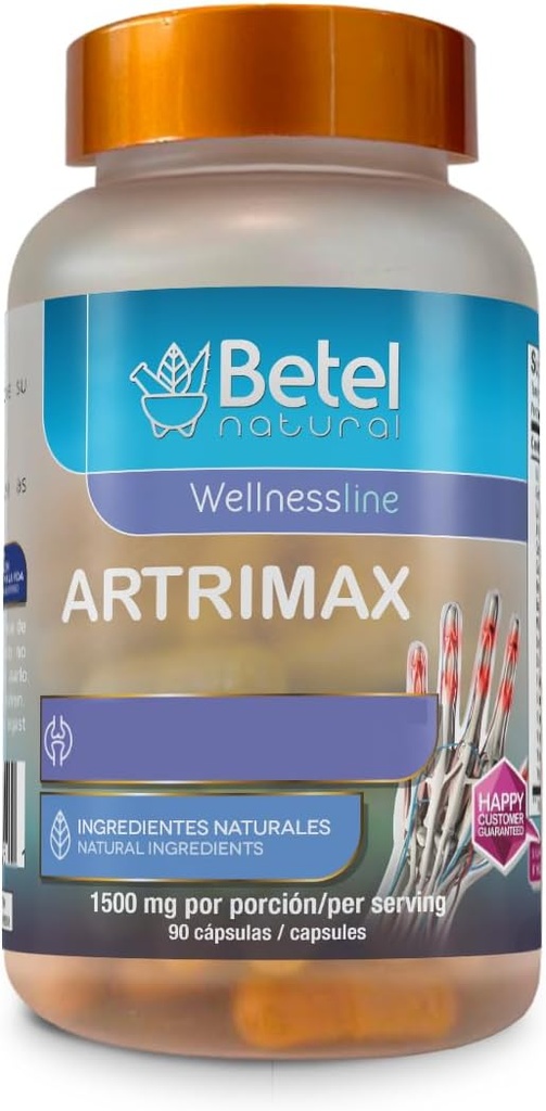 Betel Natural Artrimax Premium Arnica, Curcuma, Γλυκοσαμίνη για υγιείς αρθρώσεις - 90 κάψουλες