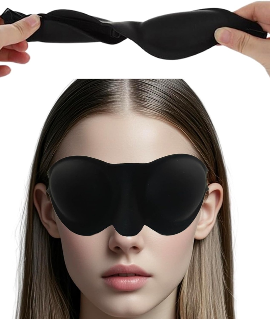 Γυαλιά θαλάμου υγρασίας για στεγνά μάτια ανακούφισης, 3D σιλικόνης ενυδατικά γυαλιά ύπνου με μαλακό και άνετο, μάσκα ύπνου για τους χρήστες CPAP, ρυθμιζόμενο λουράκι