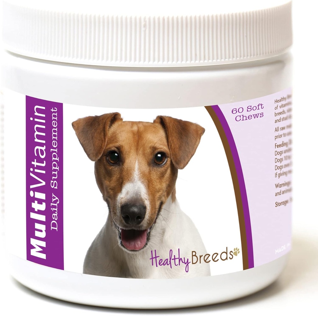 Υγιείς Φυλή Jack Russell Terrier Multi-Vitamin Μαλακά Μασούρια 60 Κόμη