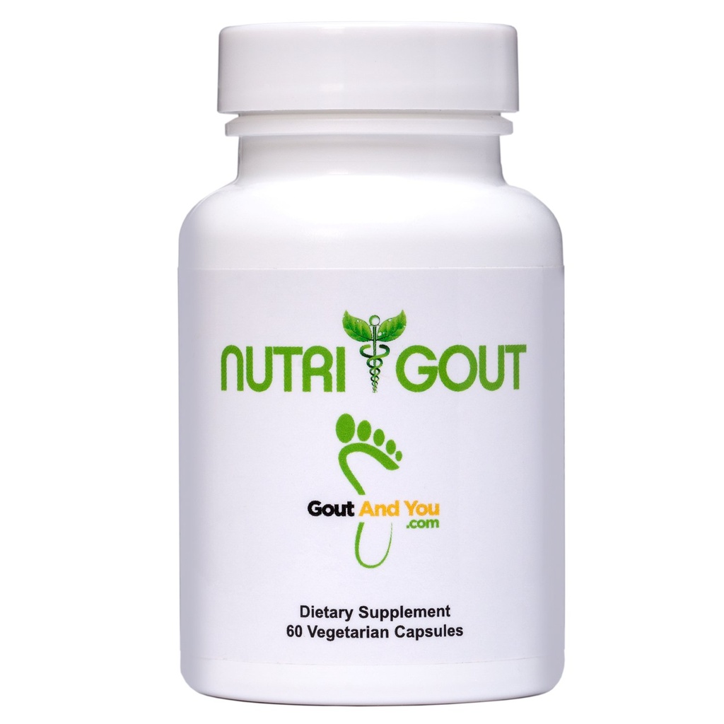 NutriGout Uric Acid Cleanse Supplement w/Turmeric, Celery Seed, Bromelain, Milk Thistle, Dandelion και Chanca Piedra, 60 Vegetarian Caps των 500 mg Καθεμία