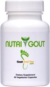NutriGout Uric Acid Cleanse Supplement w/Turmeric, Celery Seed, Bromelain, Milk Thistle, Dandelion και Chanca Piedra, 60 Vegetarian Caps των 500 mg Καθεμία
