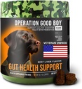 Operation Good Boy Probiotics for Dogs, Digestive Health Supplement for Pets, Daily Probiotic Chews – 90 Soft Treats, Natural Ingredients, Veteran Owned - Beef Flavored