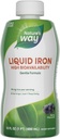 Nature’s Way Liquid Iron Supplement, 18 mg per Serving, Gentle Glycinate Iron, Fast-Absorbing Liquid, Iron for Red Blood Cell Support and Energy Metabolism*, No Sugar Added, Berry Flavored, 16 Fl Oz