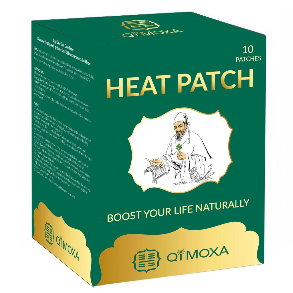 Φυσικό Patch-Neck θερμότητας, ώμος, πλάτη, αγκώνα, αρθρώσεις, μύες, Cramps-Moxibustion Vital Energy Θέρμανση Pads Penetrate Deep-Fast Active Packs-Long Lasting Patches-10PCS