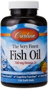 Carlson The Very Finest Fish Oil Orange 120 + 30 Softgels, 700 mg (Μπορεί να μασηθεί)