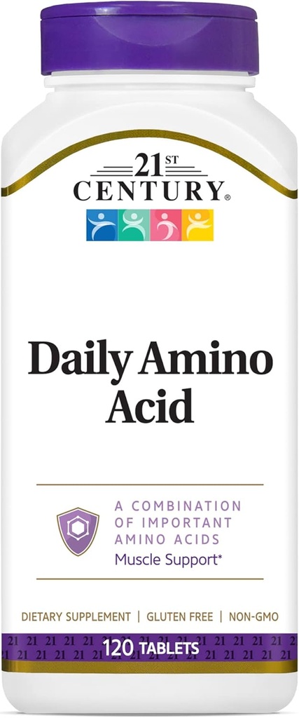 21st Century Daily Amino Acid Tablets, 120 Count