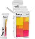 The Absorption Company Energy Drink Powder Mix Packets – Clean Energy Booster to Support Alertness with 150mg Natural Caffeine & Vitamin C – Fruit Punch Flavor, 14 Sticks