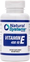 Vitamin E 60 Softgels 400 IU by Natural Systems - Vitamin E Συμπληρώματα Ανοσοποιητικού Συστήματος Υποστήριξη * - Vitamin E Softgels Δερμοκαλλυντική Φροντίδα - Φυσική Βιταμίνη E Μη-Ζάχαρη, Μη Τεχνητές Γεύσεις ή Συντηρητικά