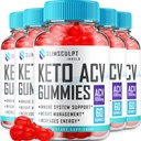 (5 Pack) Slimsculpt Keto ACV Weight Loss Gummies - Προηγμένη Formula Slim Sculpt Keto συν ACV Gummies Apple Cider Vinegar Keto Slimsculpt ACV Gummies Dietary Supplement Κριτικές Άνδρες (300 Gummies)