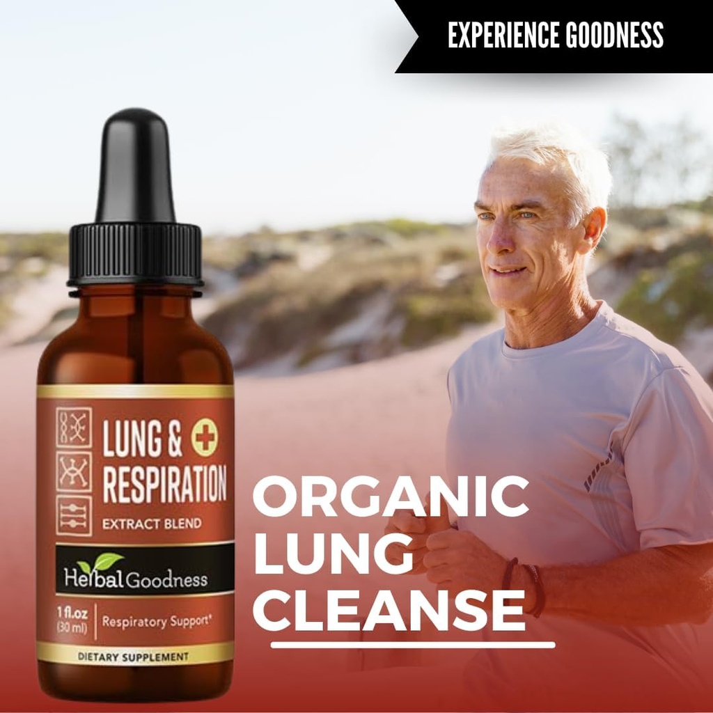 Αρωματικός Πνεύμονας και αναπνοής 1oz - για καλύτερους Πνεύμονες, Πνεύμονα Καθαρισμός, αναπνευστική υποστήριξη, υποστήριξη κυττάρων ανάπτυξης και ανοσοποίησης Εκχυλίσματα φύλλων Mullein - 1botle