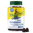 MegaFood Μελατονίνη Gummies - Μελατονίνη 3mg ανά υπηρεσία για να βοηθήσει να χαλαρώσετε και να κοιμηθείτε – Όσπρια ύπνου για ενήλικες - Berry Γεύση, μη-GMO, Πιστοποιημένο Vegan - 54 Count (27 Services)