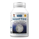ANDREW LESSMAN Night Time 30 Κάψουλες - 3mg μελατονίνη, βαλεριάνα, Ashwagandha, Passionflower, λυκίσκος, χαμομήλι. Όχι Καλημέρα Γκρόγκινες. Φυσική Υποστήριξη, Ήπιος Ξεκούραστος Ύπνος. Εύκολο να καταπιείτε κάψουλες