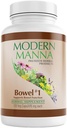 Bowel #1: Constipation Relief Formula - Natural Herbal Laxative - Gentle, Effective, No Harsh Side Effects - Relieves Constipation, Gas, and Bloating - Vegan (60-Day Supply, 120 Capsules)