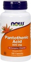 NOW Τρόφιμα Παντοθενικό οξύ 500mg, 100 κάψουλες (πακέτο των 2)