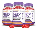 (3 Pack) Turbo Rippped Keto ACV Gummies Extreme 2000MG Turbo Rippped Keto Gummies Apple Cider Vinegar Formed with Ρόδι Σκόνη χυμού τεύτλων B12 Vegan Non GMO 180 Gummys