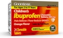 GoodSense Children's Ibuprofen Chewable Tablets, 100 mg, 24 Count, Pain Reliever and Fever Reducer (NSAID), Temporarily Reduces Fever and Relieves Minor Aches and Pain