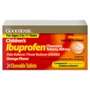 GoodSense Children's Ibuprofen Chewable Tablets, 100 mg, 24 Count, Pain Reliever and Fever Reducer (NSAID), Temporarily Reduces Fever and Relieves Minor Aches and Pain