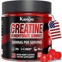 Creatine Μονοένυδρη Gummies για άνδρες & γυναίκες, ζάχαρη χωρίς Vegan Creatine Gummies 5g για μυϊκή δύναμη, ενέργεια Boost, προ προπόνηση συμπληρώματα, ενίσχυση εστίασης & αντοχής (120 κόμη)- μικτή μούρο