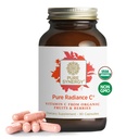 PURE SYNERGY Pure Radiance C – Κάψουλες Βιολογικής Βιταμίνης C 100% Συμπληρώματα Τροφίμων, Μη ΓΤΟ, Camu Camu Extract με Φυσικό Ανοσοποιητικό & Κολλαγόνο Υποστήριξη – 90 Κάψουλες