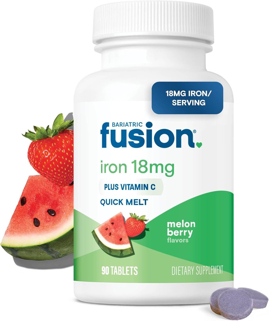 Bariatric Fusion Iron Supplement for Women Quick Melt 