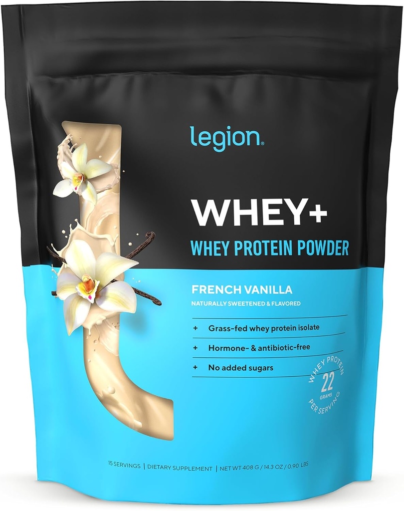 ΝΟΜΟΛΟΓΙΑ Whey+ Πρωτεϊνη Whey Isolate from Grass Fed Cows - Whey Protein Isolate Powder Low Calorie, Non-GMO, Sugar Free, Lactose and Glutten Free, All Natural Protein Powder for Men & Women (15 Servings)
