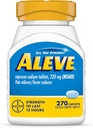 Aleve Pain Reliever & Πυρετός Reducer Naproxen Caplets νατρίου, ανακούφιση του πόνου σώματος, 270 κόμης