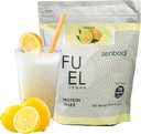 Fuel Vegan Protein Powder Lemon - 21g of Protein Each Serving, Delicious Plant-Based Blend for Muscle Growth, Crafted from Pea, with Vegan D3, No Artificial Flavors, Gluten-Free