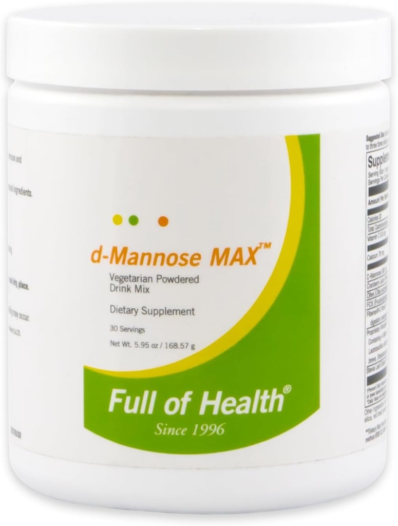 d-Mannose MAX [30 μερίδες] – Χορτοφαγική σε σκόνη ποτό Mix 