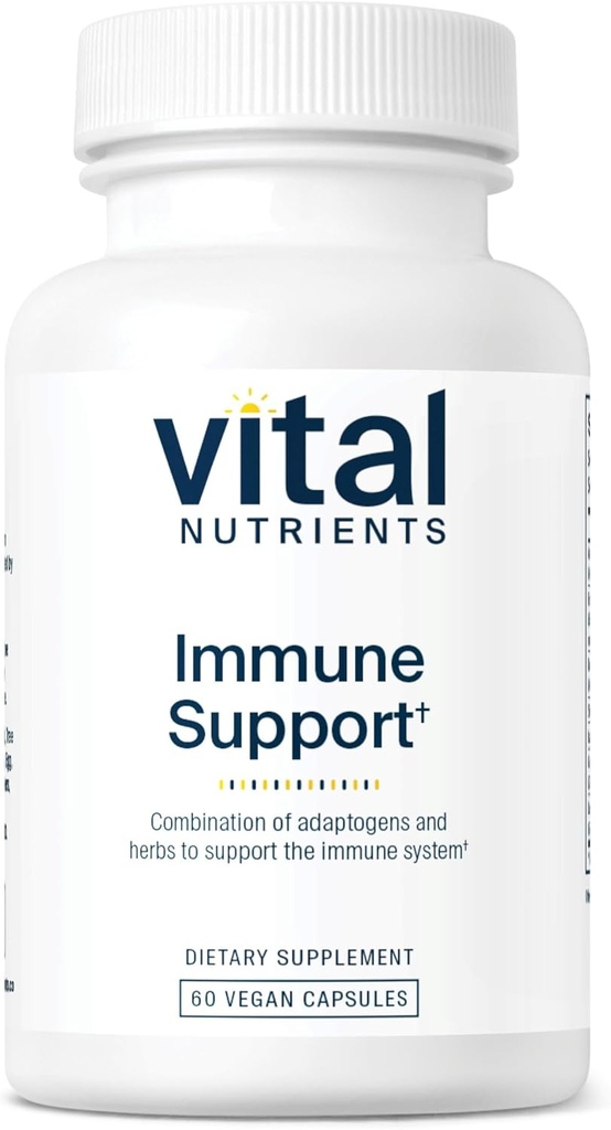 Vital Nutrients Immune Support | Herbal Immune System Support Supplement | Vegan Antioxidant and Immunity Supplement | Gluten, Dairy, Soy Free | Non-GMO | 60 Capsules