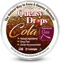 Τρεις Lolies Queasy Drops - Cola Flavor - Ανακούφιση από Nausea & Travel Ασθένεια, Καταπραΰνει Ξηρό Στόμα & Εγκαθιστά - Φυσικά Συστατικά - 21 κ.μ.