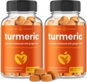 Turmeric Gummies for Adults & Kids with Ginger & Black Pepper Extract 