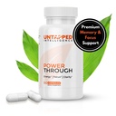 Power Through - Nootropic συμπλήρωμα εγκεφάλου για τη μνήμη και την εστίαση με L-Θεανίνη, Bacopa Monnieri, Rhodiola Rosea, B12, χάπια ενέργειας, υποστήριξη Mood & καλύτερο συμπλήρωμα εγκεφάλου για την εστίαση μνήμης