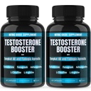 Dr. Emy's (2 Pack Testosterone Booster-Tongkat Ali Fadogia Agrestis Nitric Oxide Ashwagandha συμπλήρωμα για τους άνδρες με L Arginine Citrulline Fenugreek - Turkesterone Προ προπόνηση αντλία (120 κάψουλες)