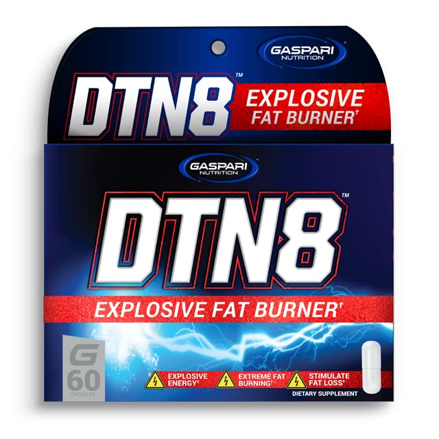 Gaspari Διατροφή DTN8: Εκρηκτική καύση λίπους, φυσική ενέργεια και ψυχική εστίαση, Adrenal και υποστήριξη του στρες (60 κάψουλες)