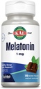 KAL Melatonin 1mg Sleep Aid, Melatonin συμπλήρωμα υποστηρίζει την ηρεμία χαλάρωση και έναν υγιή κύκλο ύπνου, γρήγορη διάλυση ActivMelts, φυσική γεύση μέντας σοκολάτας, χορτοφάγους, 120 Serv, 120 micro Tabs