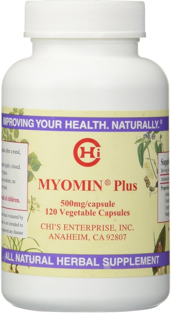 Chi's Enterprise Myomin Plus κάψουλες, 500mg, 120 κάψουλες